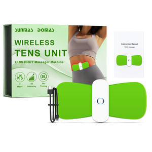 Appareil TENS sans fil 6 modes Stimulateur musculaire pour soulager la douleur <span class=keywords><strong>20</strong></span> intensités Masseur rechargeable portable avec contrôle par application - Product Image 1