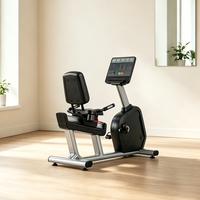 Vélo d'exercice magnétique inclinable commercial, appareil de fitness cardio pour la rééducation en salle de sport et l'entraînement à domicile