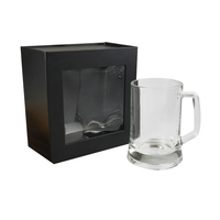 Boîte cadeau rigide personnalisée haut de gamme pour vin, emballage pratique en carton avec insert en EVA pour bouteille de vin et ensemble de verres à vin