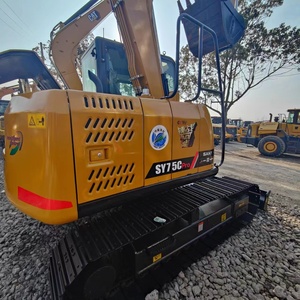 รถขุด SANY SY75C มือสองสำหรับขาย รุ่น SY60 SY95C CAT 307 PC78US รถขุดขนาดเล็ก - Product Image 1