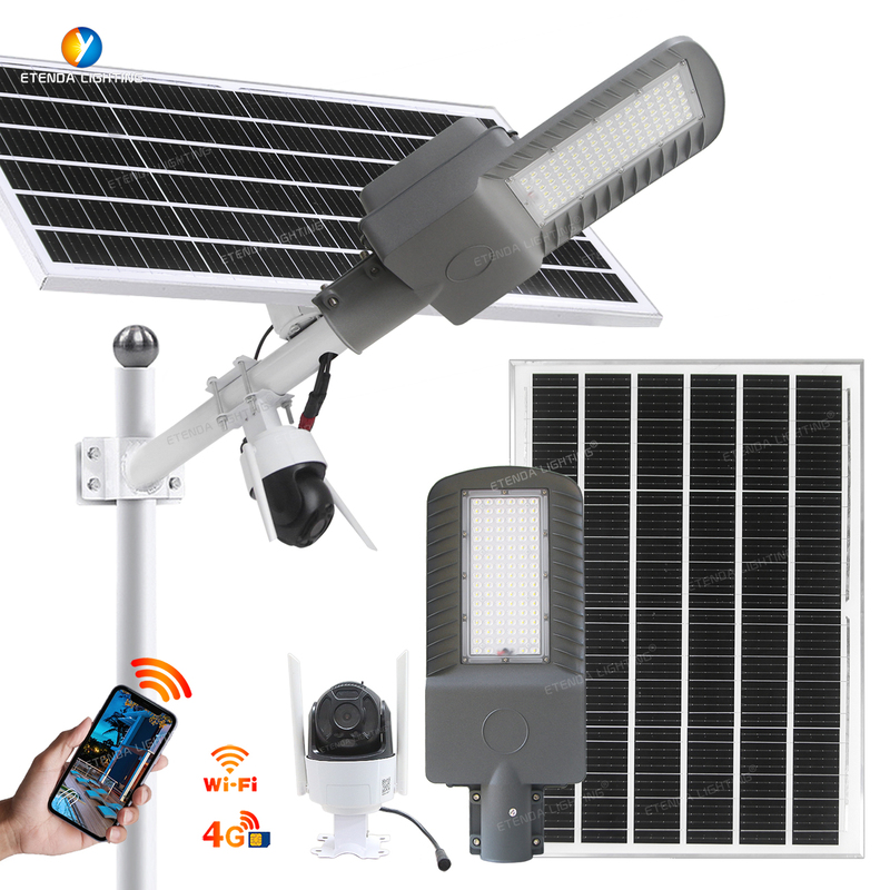 Luz Solar Wifi 4g Lamp Camera