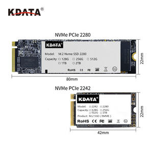 Kdata горячая Распродажа PCIe 3,0 2242 2280 интерфейс 256GB 512GB 1TB 2TB настольный жесткий диск Ноутбук Внутренний твердотельный Ssd Nvme M.2 - Product Image 1
