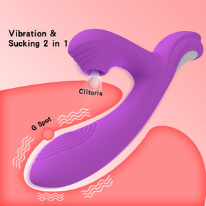 Nuovo Vibratore a Forma di V con Ventosa per Stimolazione del Clitoride, Capezzoli e Punto G, Potente Succhiatore per Donne - Product Image 2