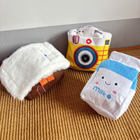 Jouet pour chien en peluche interactif, écologique, non toxique, qui cache des friandises, qui couine, pour petits chiens, soulagement de l'anxiété, compagnon de jeu