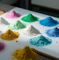 Peinture en poudre de revêtement en polyester, couleur bonbon