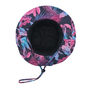 Sombrero de Pescador Tipo Bucket Personalizado Unisex para Niños con Cordón, Logotipo de Seda Impreso, para Ciclismo Diario y Pesca, con Visera con Patrón de Letras - Product Image 4