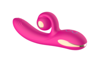 Masseur vibrant OEM en forme de germe de soja pour point G, jouet sexuel féminin, vibromasseur