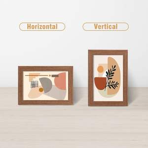 Cadres photo en bois noir modernes et élégants pour la maison, personnalisables A1 A2 A3 A4 2x3 3x5 5x7 11x14 16x20, mini cadres photo - Product Image 6