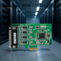 Carte série PCI Express Moxa CP-104EL-A DB25M 4 ports RS-232 422 485, profil bas, communication industrielle