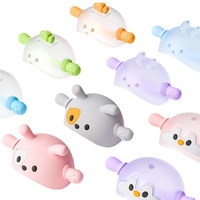 Jouets de dentition pour bébés en silicone souple sans BPA, personnalisés OEM, de qualité alimentaire, protègent les mains et préviennent les irritations des gencives
