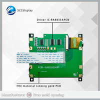 Ventes d'usine SJXD320240IT FSTN Positif 5.0V COG Écran LCD à matrice de points graphique 320X240 Module d'affichage multi-vues