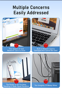 AX1800 High Performance Wifi6 <b>Wireless</b> Network Card Dual Band WiFi Adapter for <b>PC</b> Usb <b>Wireless</b> Network Cards <b>Wireless</b> Usb Wifi D - Product Image 2