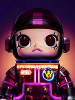 Figura Coleccionable Gigante Space Molly 400% Original Popular del Mercado, Modelo 1000% ABS PVC