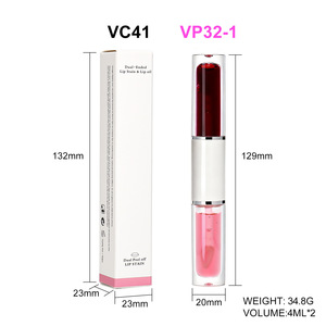 Teinture à lèvres liquide minérale imperméable longue durée à étiquette privée 2 en 1, teinture à lèvres peel-off et brillant à lèvres avec huile à lèvres - Product Image 5