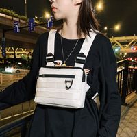 Tas Dada Pria Tahan Air, Tas Vest Unisex Oxford Tahan Aus, Tas Pinggang Pria Kapasitas Besar, Tas Outdoor