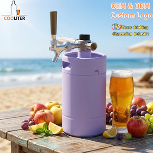 Distributeur de Boissons Portable Inox 2L pour Cocktails – Kit de Cocktails à Pression pour l'Été et la Plage – Meilleures Ventes - Product Image 1