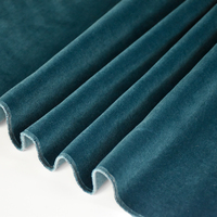 Vente en gros Fabricant Fourniture de plusieurs Couleurs 100% Tissu en Velours de Coton pour Rideaux Tissu Textile pour Canapé Rembourrage/Rideau