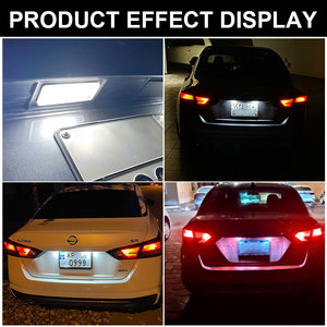 Luz LED para Matrícula de Nissan Serena 265108990E, Carcasa Transparente de 177 mm, Luz Blanca Integrada - Product Image 4