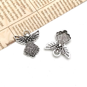 New Unique Fine Jewelry Pendants <strong>Charms</strong> <strong>Silver</strong> Metal Alloy Beads Angel fairy Dancer Cupid Ornament Antique Beads <strong>Charms</strong> Pendant - Product Image 6