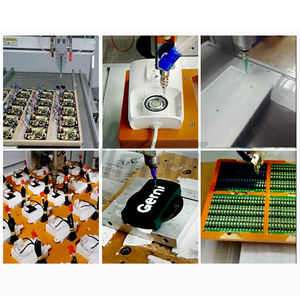 Machine de distribution automatique de colle à 3 axes AM-8021, valve à liquide unique pour résine époxy, encre silicone, colle UV rouge jaune, 1 an - Product Image 5