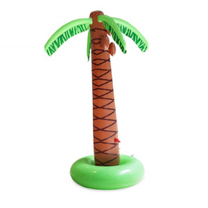 Aspersor de agua inflable con forma de cocotero para niños, juguete de PVC para jugar al aire libre, color verde - Product Image 5