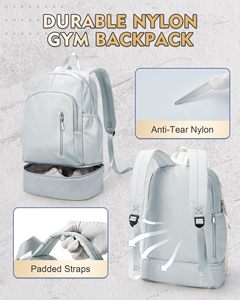 Mochila Ligera para Gimnasio con Compartimento para Zapatos y Bolsillo Impermeable para Hombres y Mujeres - Product Image 3
