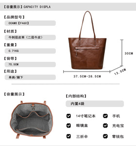 New Fashion Designer Crossbody <b>Bags</b> High Quality Genuine Leather Shoulder Messenger <b>Bag</b> Casual Totes Women Handbags and Purses - Product Image 2