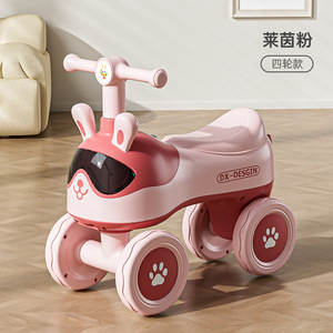 Children's balancing bikes - 1-3-6 year old children's pedal-less scooter, baby walking bike, four-wheel <b>roller</b> coaster for kids - Product Image 4