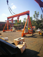 Grue à portique mobile portable de 2 tonnes, 3 tonnes, 5 tonnes, prix, hauteur réglable à la main