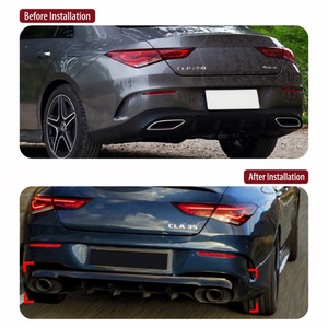 Difusor Trasero y Puntas de Escape Estilo CLA35 AMG para Mercedes-Benz CLA200 CLA260 C118, Suministro Personalizado para Pedidos de la Industria Automotriz - Product Image 3