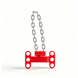 Porte-clés en briques de construction colorées en forme de I BLOCKMOC, accessoire en plastique disponible pour cadeau ou souvenir de fête - Product Image 5