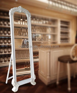 <span class=keywords><strong>Espejo</strong></span> de <span class=keywords><strong>cuerpo</strong></span> completo de lujo de estilo europeo, accesorio grande con soporte para suelo - Product Image 2