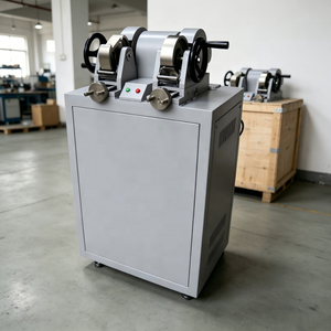 Machine à meuler <span class=keywords><strong>les</strong></span> échantillons à double tête 36 # /<span class=keywords><strong>80</strong></span> #   Roue abrasive 1420 tr/min haute précision 1 an pour préparation d'échantillons en caoutchouc EVA Tensile - Product Image 2