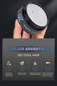 20 ans d'expérience GMPC MSDS personnaliser parfum barbier naturel cheveux argile meilleur cheveux mat pâte à mouler pour hommes - Product Image 4