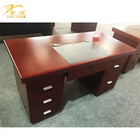 Bureau de direction en bois de haute qualité, Table en bois pour écriture, bureau d'ordinateur, bureau de patron