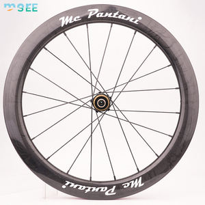 Ruedas de Carbono SeeMore Personalizables de 20 Pulgadas 451 para <span class=keywords><strong>Bicicleta</strong></span> Plegable, Juego de Ruedas de Carbono para Brompton/<span class=keywords><strong>Dahon</strong></span>, Ligeras para Carreras - Product Image 3