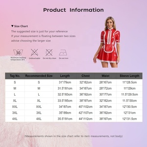 Costume da <span class=keywords><strong>donna</strong></span> in Pvc in pelle da <span class=keywords><strong>donna</strong></span> per Cosplay in pizzo con grembiule set di giochi di ruolo da cameriera uniforme tentazione Anime Cosplay costumi - Product Image 6