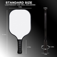 Nouvelle raquette en fibre de carbone T700, ensemble de sport de plein air tendance avec design de surface mate, spécialement conçue pour les compétitions