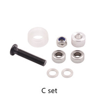 OX CNC poulie d'imprimante 3d petit Kit de roue en V Mini pour fente de Rail diamètre solide 16mm