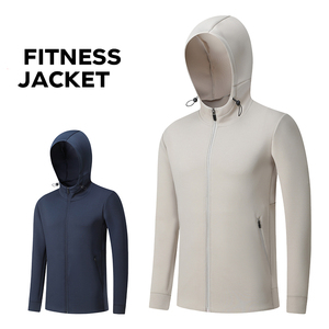 Chaqueta con capucha ligera con protección UV para hombre de alta calidad, abrigo de piel transpirable de secado rápido para actividades de verano - Product Image 1