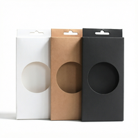 Étui de téléphone portable écologique, durable et réutilisable avec laminage mat et gaufrage, et dossiers en carton pour l'électronique grand public