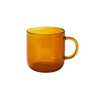 Cangkir Mug grosir Drinkware logo kustom cangkir teh kopi kaca borosilikat espresso ramah lingkungan
