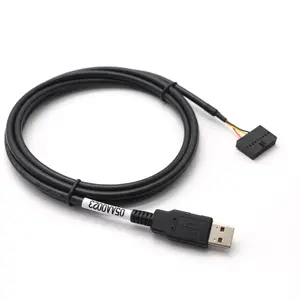 OEM/ODM USB Serial Cable FTDI232 PL2303 CH340 CP2102 RS422 USB A Male TO DUPONT