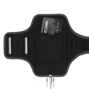 Sac de bras de sport léger et imperméable, matériau de plongée, bracelet de poignet, support de téléphone, course à pied en plein air, pochette de fitness - Product Image 4