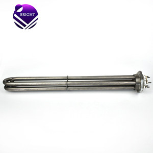 ブライト 400V 15KW 3U チューブ型浸漬ヒーター チタン製浸漬ヒーター 電気加熱素子 サーモウェル付き - Product Image 3