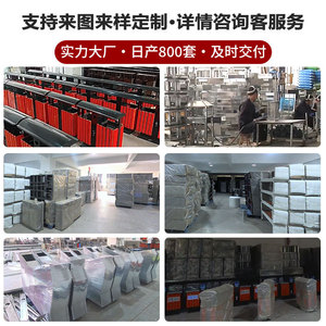Xinyue Outdoor Stainless Steel Trash Can 36x36x80cm <b>Large</b> Capacity Recyclable Waste Sorting <b>Bin</b> For Municipal Use - Product Image 3