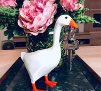 Stockage créatif de canard Aimant créatif Sculpture de canard en résine Décoration Stockage de clés Décoration Design