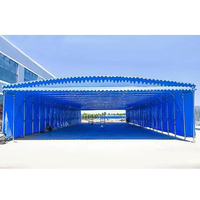 Meilleur prix d'usine Tente de toit pliante à baldaquin mobile chapiteau Tunnel de garage pour voiture Tente d'abri d'entrepôt de stockage
