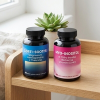 Capsules de soutien immunitaire à base de magnésium, L-théanine et Ashwagandha, qualité alimentaire, marque OEM, 60 capsules pour adultes