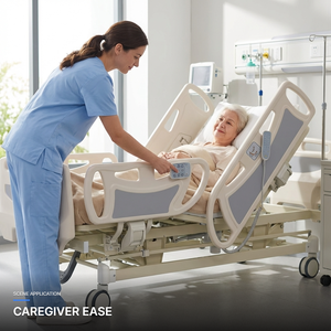 Lits médicaux à position basse pour les soins à domicile <span class=keywords><strong>Lit</strong></span> d'hôpital Moteur <span class=keywords><strong>Linak</strong></span> Télécommande - Product Image 1